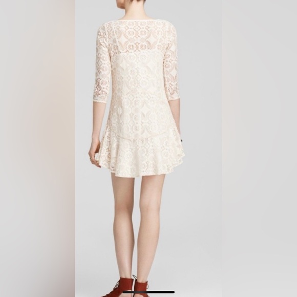 Free People Cream Lace dress - Picture 2 of 6